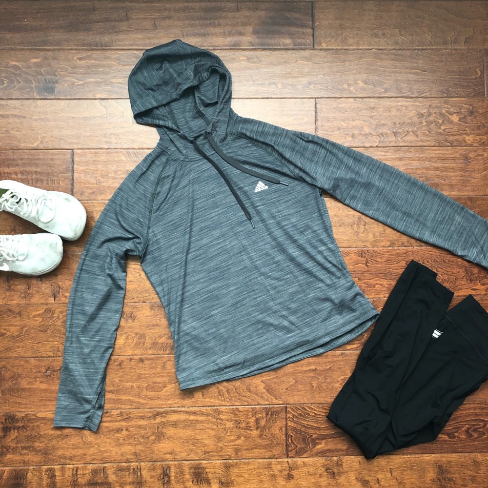 Adidas // Climalite hoodie